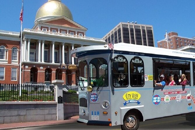 1 or 2 Day HOP-ON & HOP-OFF Narrated Trolley Tour of Boston - North Station and downtown history at Stops 5 and 6