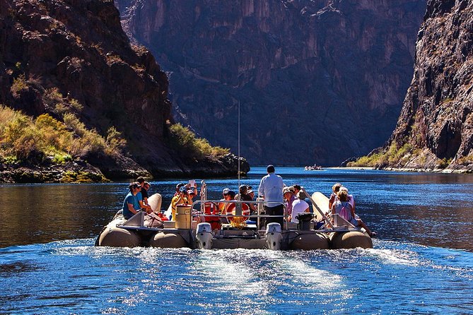 3-Hour Black Canyon Motorized Raft Tour with Optional Transport - The beach stop, lunch, and cold river water