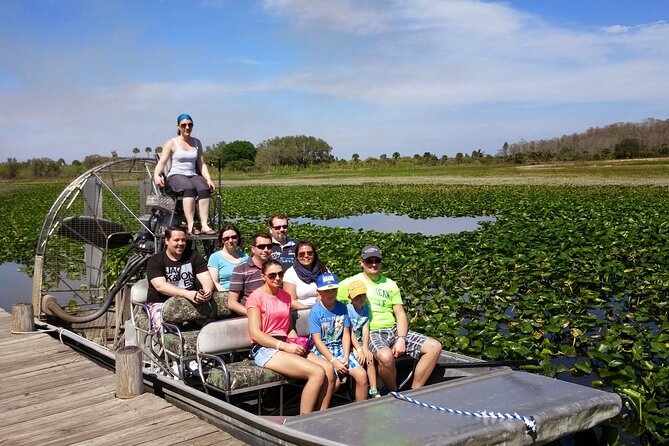 60 min. Everglades Airboat ride & pick-up ,small group +pro guide - Pickup is useful, but read every message
