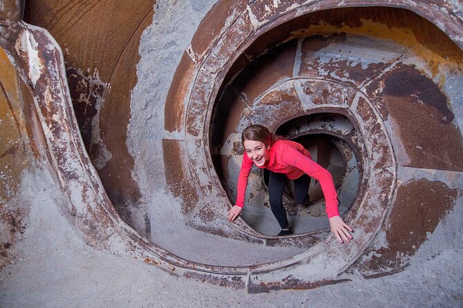 Adventure Ticket to Fritz's in Branson - Finding tunnels, slides, and warped walls