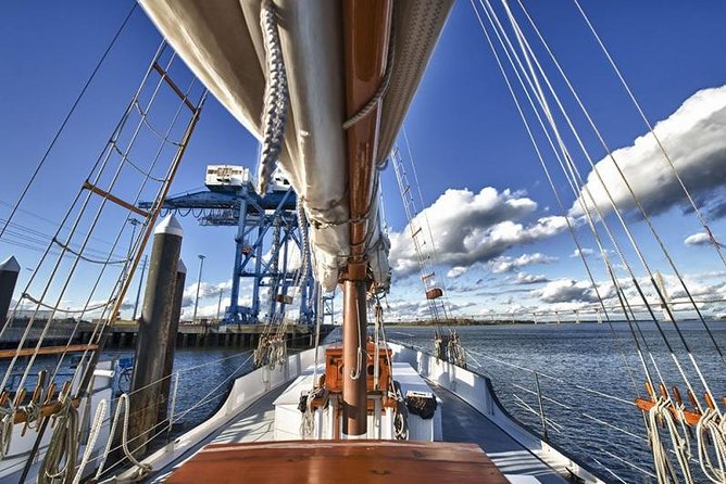 Afternoon Schooner Sightseeing Dolphin Cruise on Charleston Harbor - Under the Ravenel Bridge