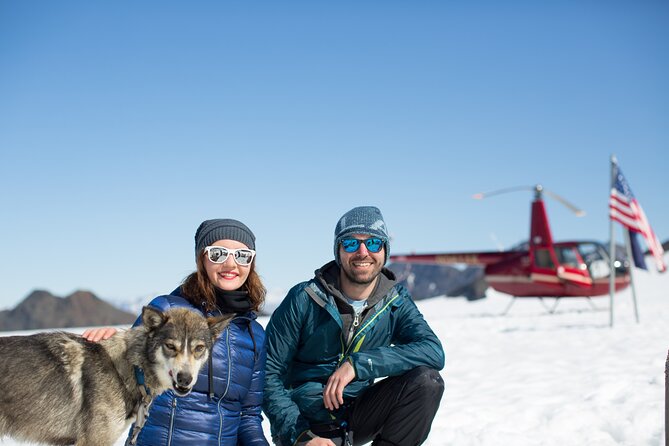 Alaska Helicopter and Glacier Dogsled Tour - ANCHORAGE AREA - The helicopter ride over Knik Glacier
