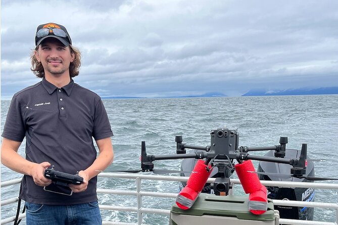 Alaska Whale Watching with bonus Drone viewing of Whales - Who will enjoy this Hoonah whale watch most?