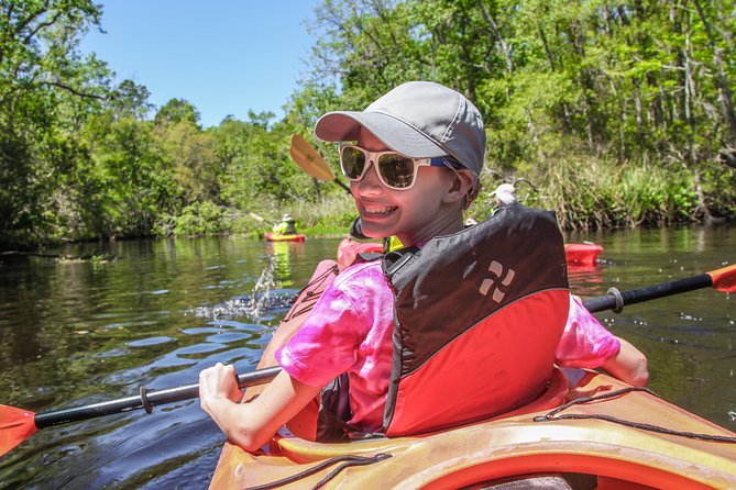 Amelia Island Guided Kayak Tour of Lofton Creek - Paddling through cypress and sweet gum