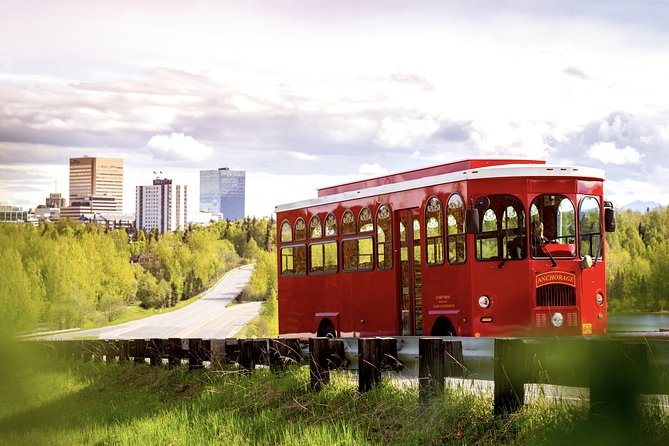 Anchorage Trolley Tour - The railroad depot and original townsite