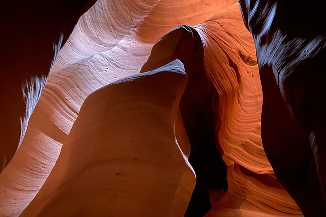 Antelope Canyon & Horseshoe Bend from Vegas, Lunch, Free WiFi - Standing above the Colorado River at Horseshoe Bend