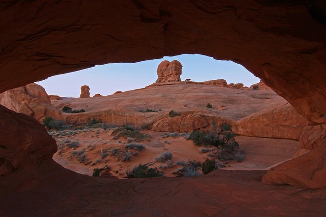 Arches National Park 4x4 Adventure from Moab - Tower Arch and the short, steep climb