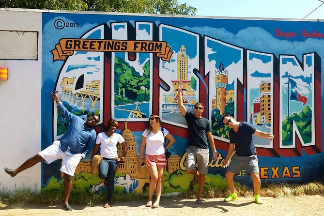 Best of Austin Small-Group Driving Tour with Local Guide - A five-minute stop at the Greetings from Austin mural