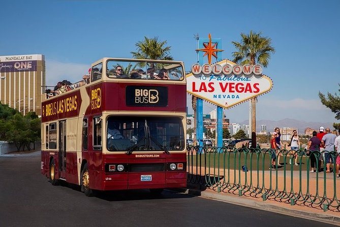 Big Bus Las Vegas: Hop-On Hop-Off Sightseeing Bus Tour - Stop 1: MGM Grand starts the Strip orientation