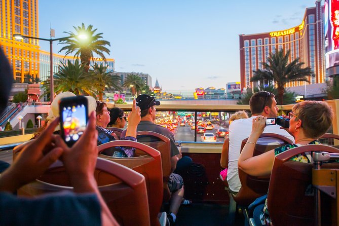 Big Bus Las Vegas: Sightseeing Night Tour by Open-Top Bus - The Route From the High Roller to Downtown