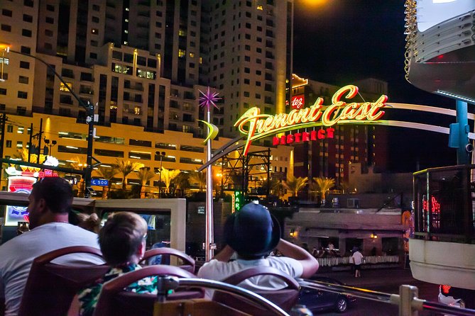 Big Bus Las Vegas: Sightseeing Night Tour by Open-Top Bus - Open Air, Lower Deck, and Seating Reality