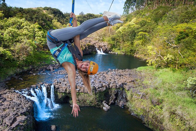 Big Island: 9-Line Waterfall Zipline Experience - At a glance: what makes this zipline different