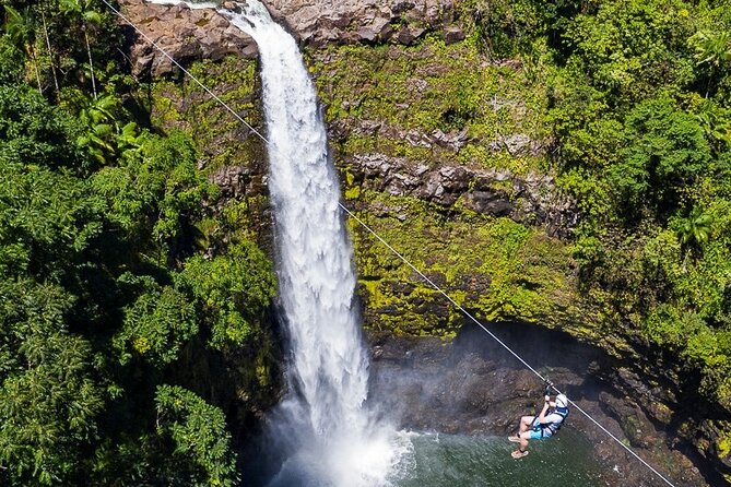 Big Island Zipline Tour Near Akaka Falls (250-ft Waterfall!) - The setting: rainforest, ridgelines, and Pacific views