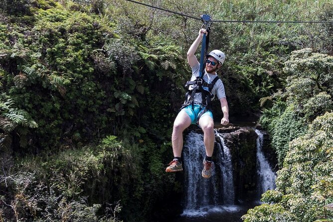 Big Island Zipline Tour Near Akaka Falls (250-ft Waterfall!) - Who will enjoy this most?