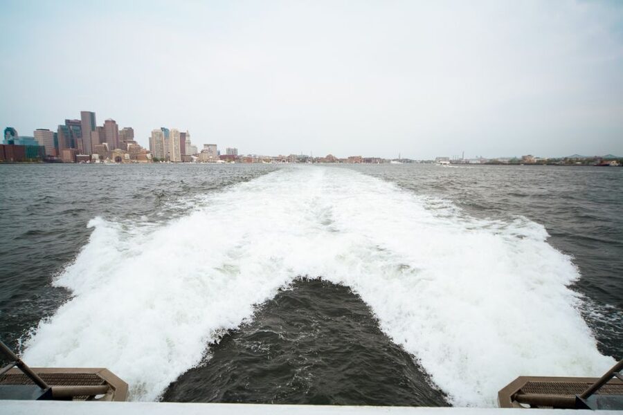 Boston: City Cruises Whale Watching Cruise - Leaving Long Wharf for open water