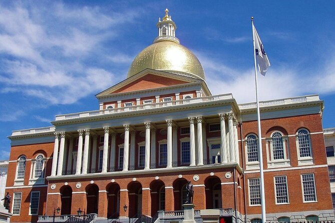 Boston's Freedom Trail: A Revolutionary Walking Tour - The Golden Dome, Park Street Church, and Granary Burying Ground