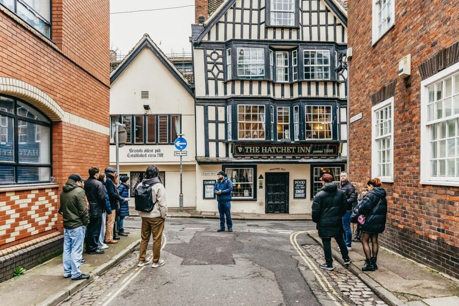 Bristol: Blackbeard to Banksy Guided Walking Tour - St John’s Church and St Nicholas Market