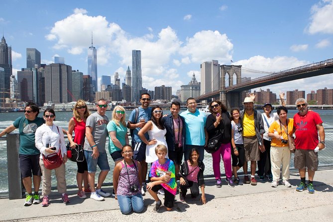 Brooklyn Bridge & DUMBO Neighborhood Tour - from Manhattan to Brooklyn - The Municipal Building adds scale and city politics