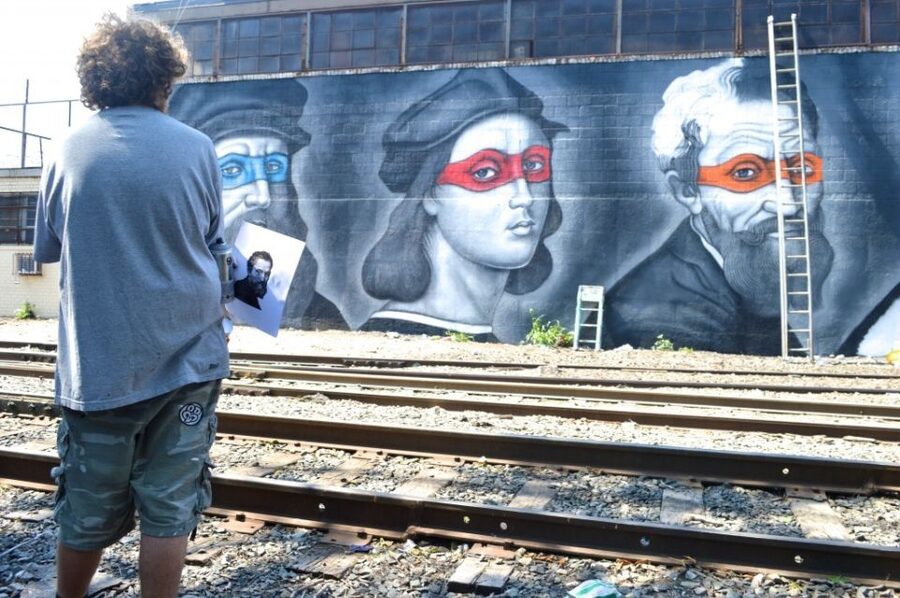 Brooklyn: Bushwick Street Art Walking Tour - Learning how a mural is made