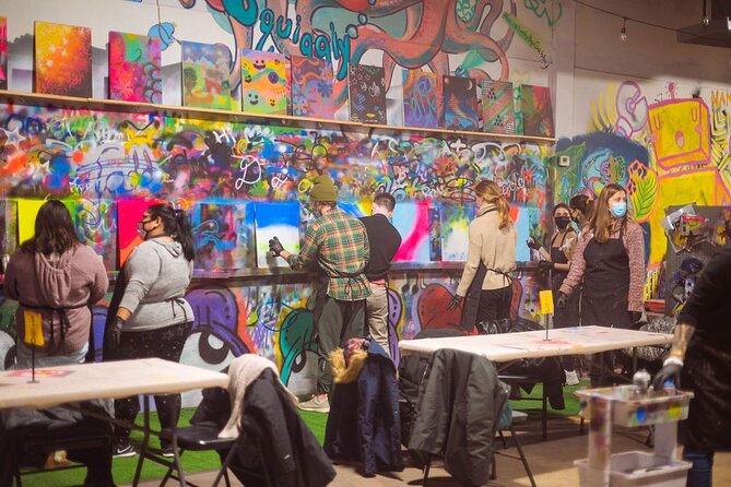 BYOB Spray Paint and Sip at Studio W.I.P. - Key points to know before you book