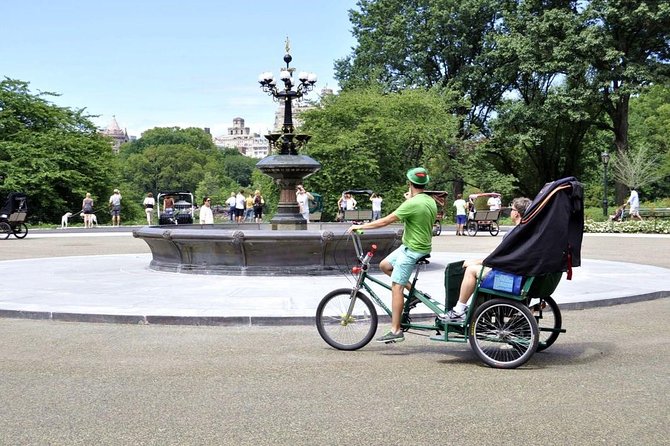 Central Park Guided Pedicab Tours - Bethesda Terrace, Fountain, and the Lake
