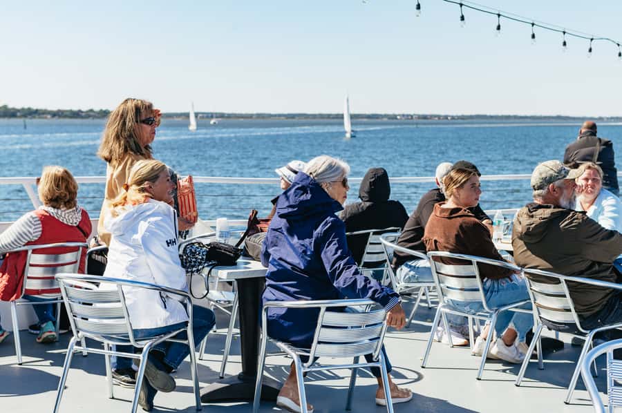 Charleston: Daytime or Sunset Historic Harbor Cruise - Charleston Harbor aboard a 1920s-style steamer