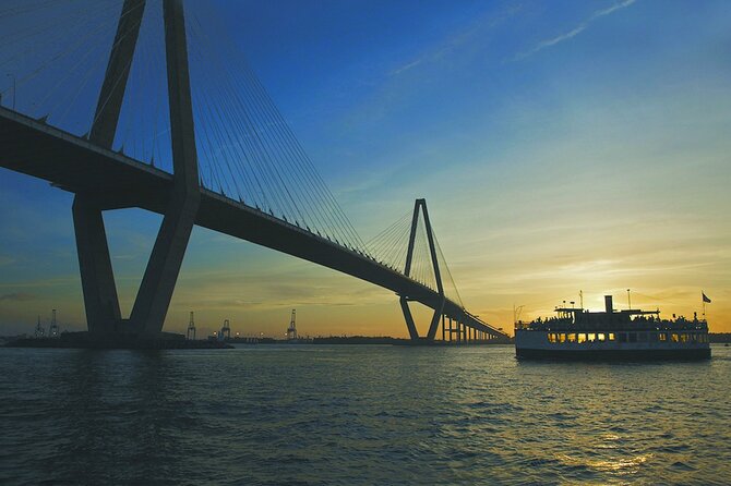 Charleston Harbor History Day-Time or Sunset Boat Cruise - Setting out on the Cooper River