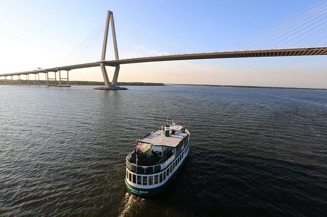 Charleston Harbor History Day-Time or Sunset Boat Cruise - The Battery, St. Michael’s, and Waterfront Park