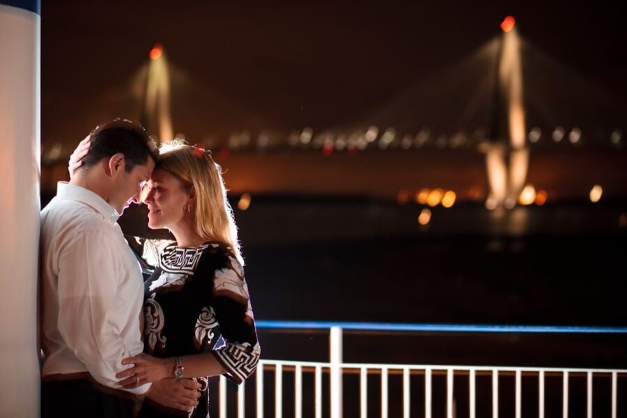 Charleston: Luxury Harbor Dinner Cruise - What you see from Patriots Point to the harbor