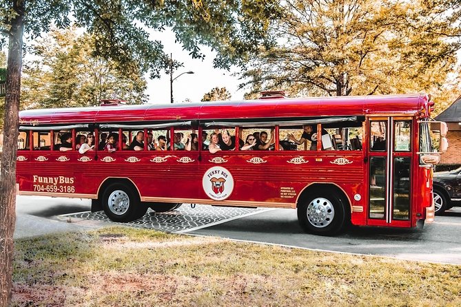 Charlotte FUNNY Historical Comedy City BUS Tour - Uptown sights, stadiums, and the Queen City skyline