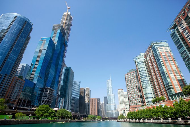 Chicago Architecture River Cruise - The Wrigley Building and Michigan Avenue icons