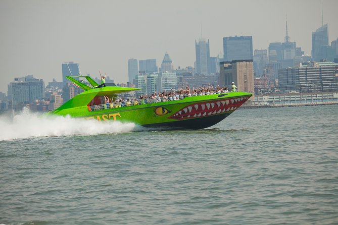 Circle Line: NYC BEAST Speedboat Ride - A speedboat sightseeing ride with a wet finish