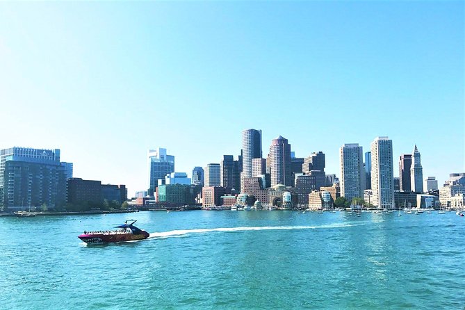 City Cruises Boston Codzilla High-Speed Thrill Boat Ride - Leaving Long Wharf for Boston Harbor