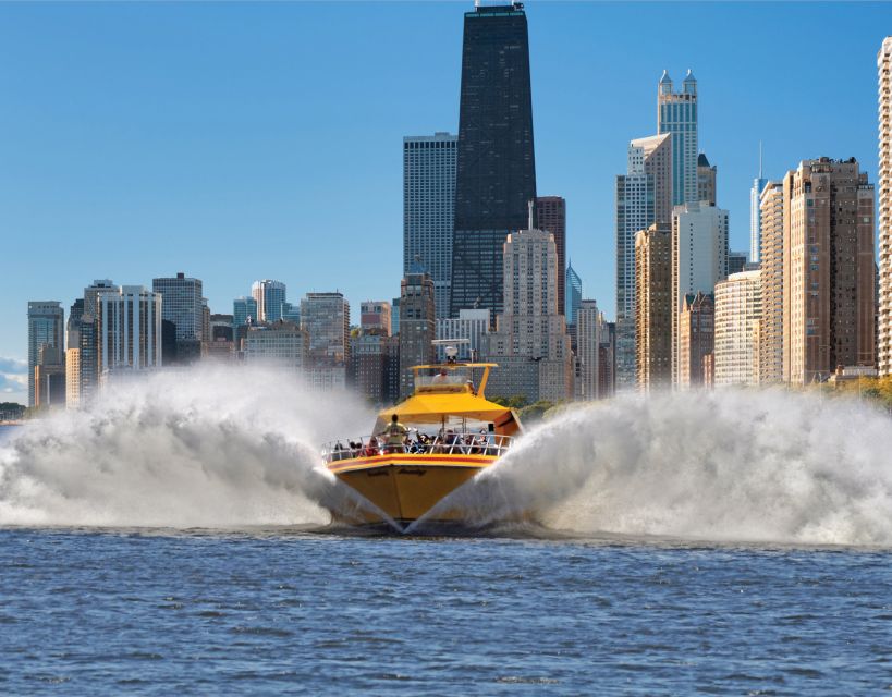 City Cruises Chicago: Seadog Lakefront Speedboat Ride - Leaving Navy Pier at Seadog’s full throttle