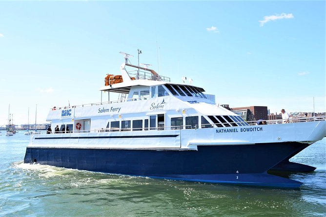 City Cruises Salem High Speed Ferry to/from Boston - Leaving Boston Across Massachusetts Bay