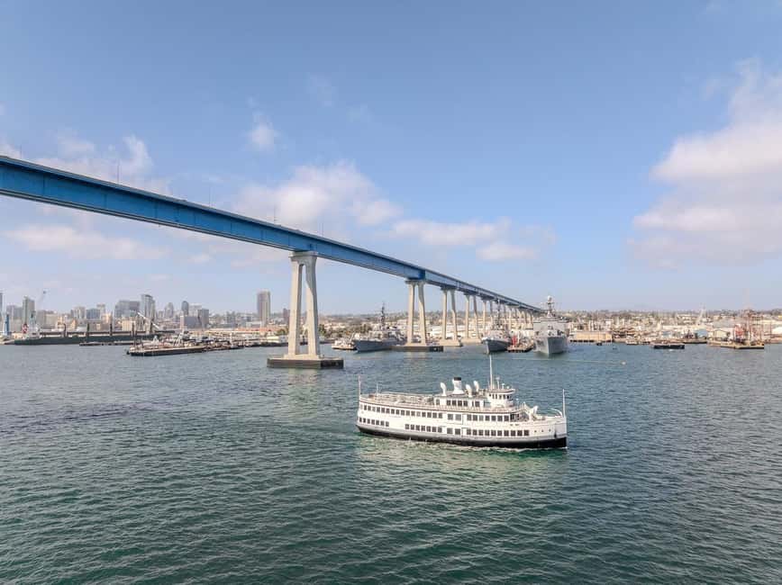 City Cruises San Diego: Best of the Bay Scenic Harbor Tour - The Coronado Bridge is the visual centerpiece