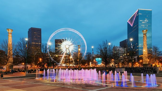 City Lights Atlanta Night-Time Tour with Photos & Dinner Stop - Key points at a glance