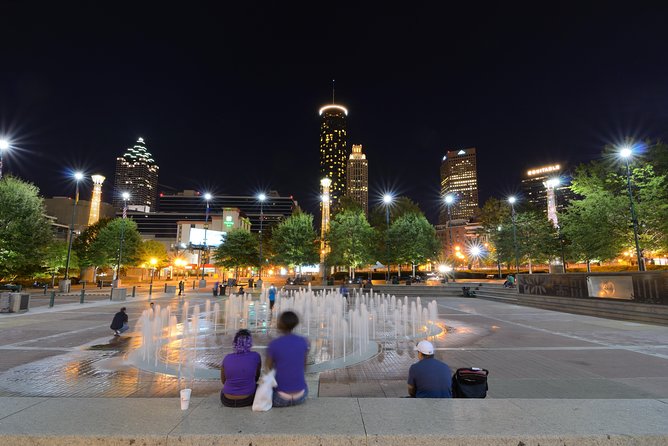 City Lights Atlanta Night-Time Tour with Photos & Dinner Stop - Skyline pictures from Jackson Street Bridge