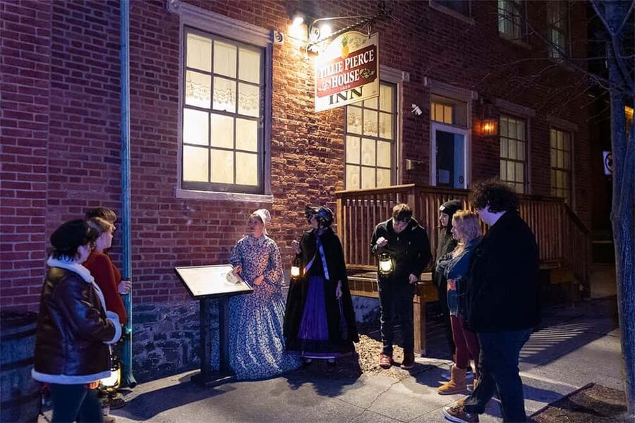 Civil War Ghosts: Echoes of the Fallen Gettysburg Ghost Tour - Farnsworth House and the bullet holes