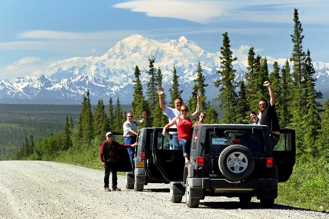 Denali Highway Jeep Excursion - Mountain and glacier views along the route