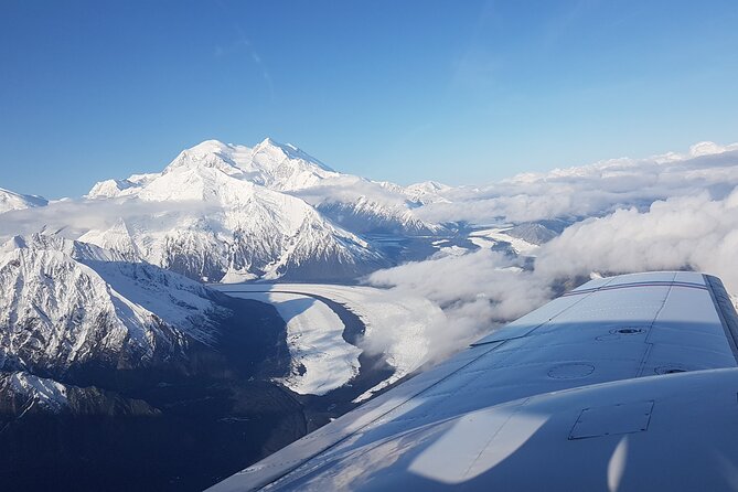 Denali Peak Sightseeing by Plane - Denali’s north side, glaciers, and climbing routes