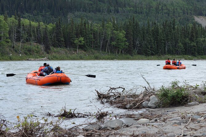 Denali Rafting Wilderness Wave - Getting dressed for an Alaska river