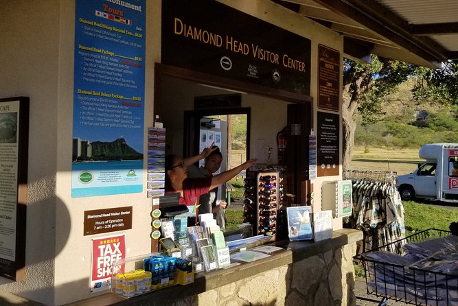 Diamond Head Crater - Tunnels, stairs, and the climb to 760 feet