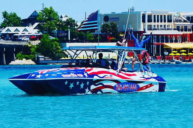 Dolphin-Watching Speedboat Cruise in Destin Harbor - The ride is half the attraction