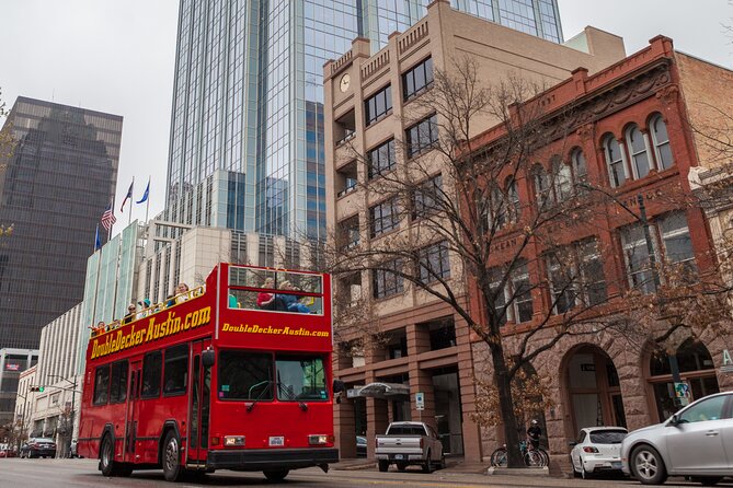 Double Decker Austin Single Loop Sightseeing Tour - Starting at the Austin Visitor Center on East Fifth Street