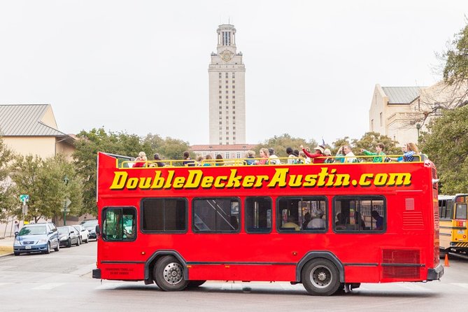 Double Decker Austin Single Loop Sightseeing Tour - What the live commentary adds