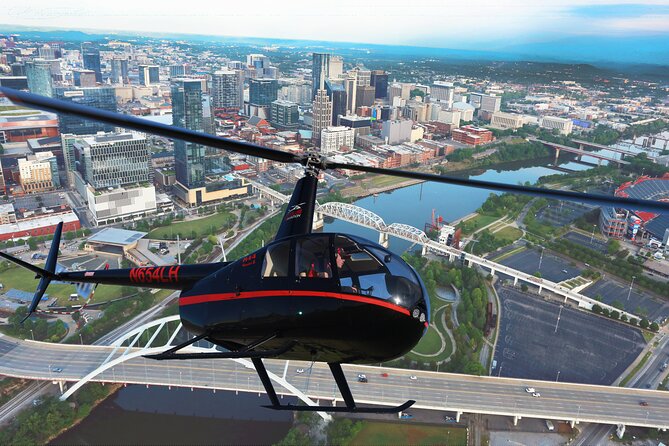 Downtown Nashville Helicopter Tour - Broadway and Tootsie’s from above