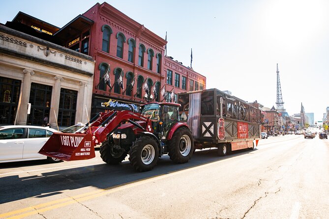 Downtown Nashville Public Party Tractor 21+ Only - Photo opportunities and the end of the ride