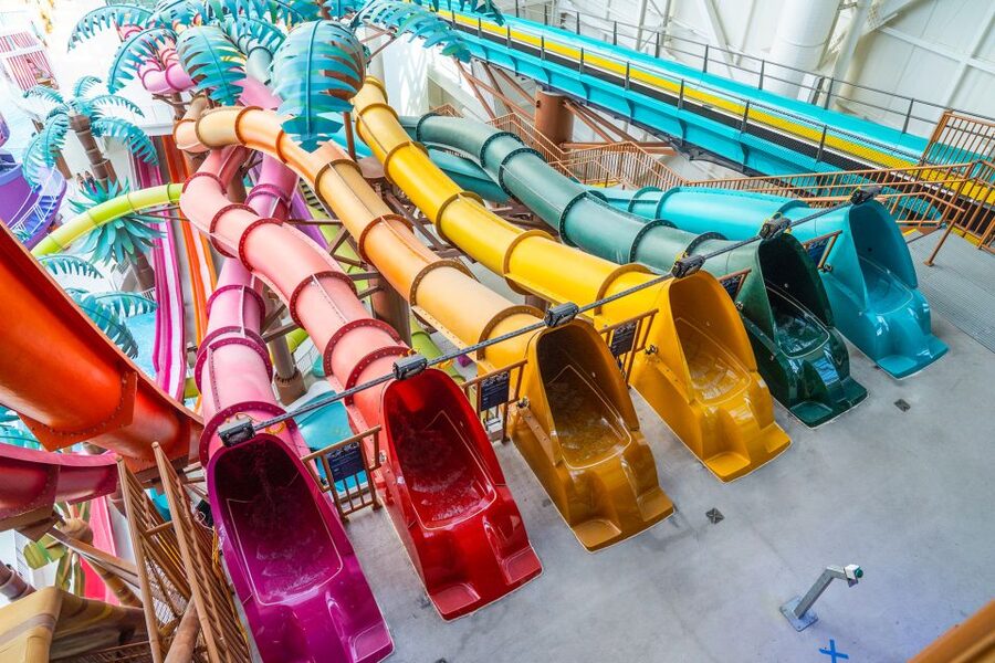 East Rutherford: Dreamworks Indoor Water Park Entry Ticket - Family rides that offer more speed