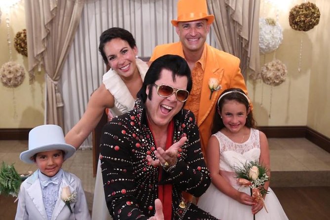 Elvis Themed Wedding or Vow Renewal at Graceland Wedding Chapel - What the $183 price really covers